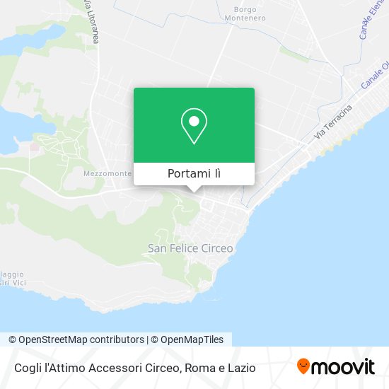 Mappa Cogli l'Attimo Accessori Circeo