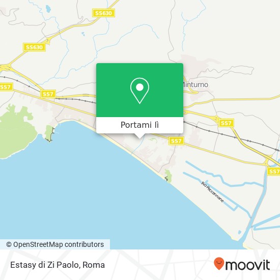 Mappa Estasy di Zi Paolo, Via Recillo 04026 Minturno