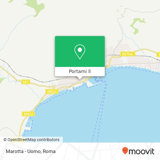 Mappa Marotta - Uomo, Via Vitruvio, 310 04023 Formia