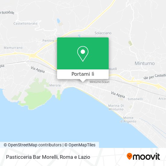 Mappa Pasticceria Bar Morelli