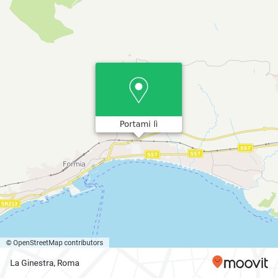 Mappa La Ginestra, Variante Appia 04023 Formia