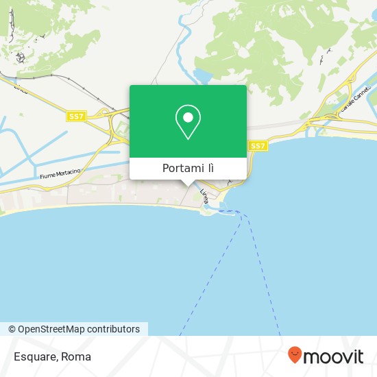 Mappa Esquare, Piazza Giuseppe Mazzini, 13 04019 Terracina