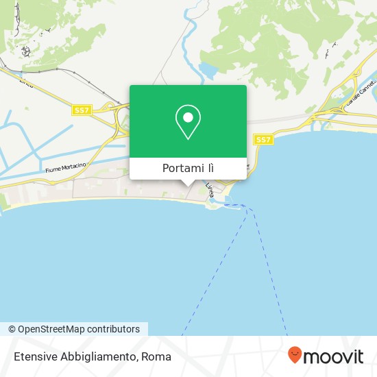 Mappa Etensive Abbigliamento, Via Antonio Bottasso, 7 04019 Terracina