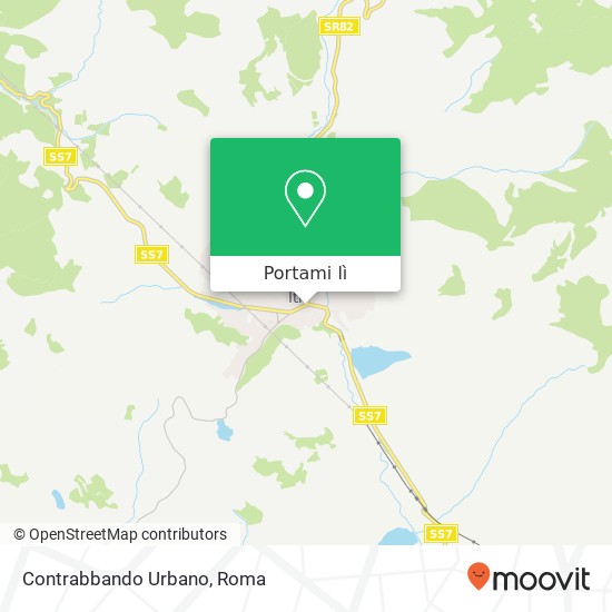 Mappa Contrabbando Urbano, Via Ripa, 8 04020 Itri