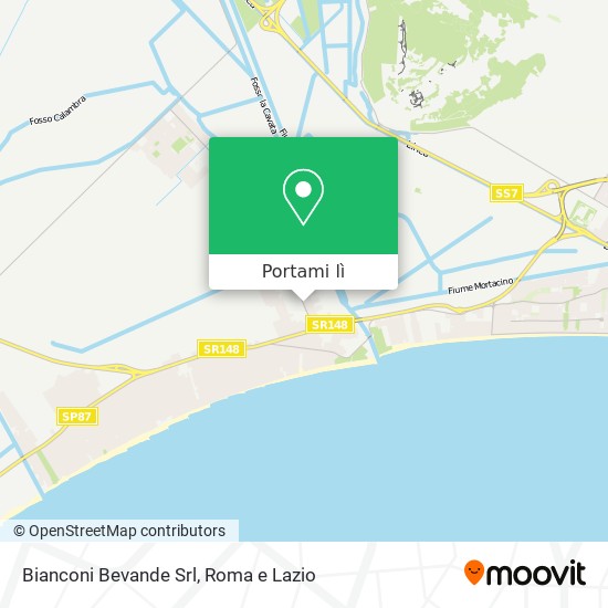 Mappa Bianconi Bevande Srl