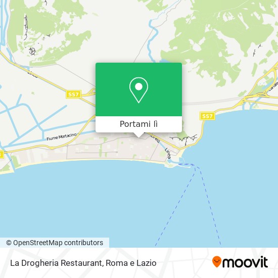 Mappa La Drogheria Restaurant