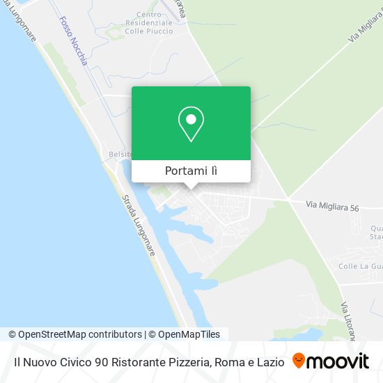 Mappa Il Nuovo Civico 90 Ristorante Pizzeria