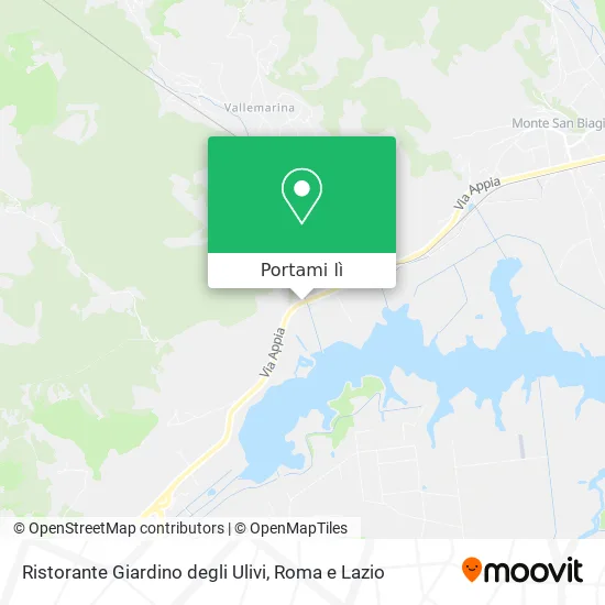 Mappa Ristorante Giardino degli Ulivi