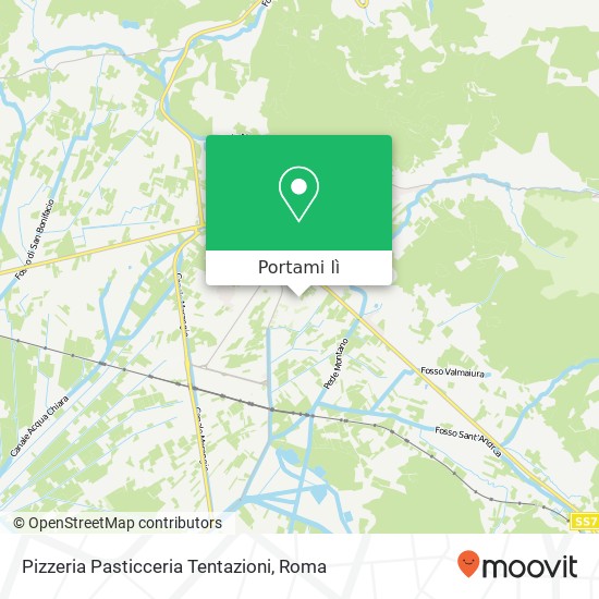Mappa Pizzeria Pasticceria Tentazioni, Via Lazio, 15 04022 Fondi