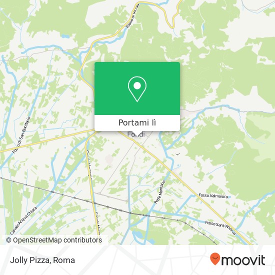 Mappa Jolly Pizza, Via San Francesco d'Assisi, 18 04022 Fondi