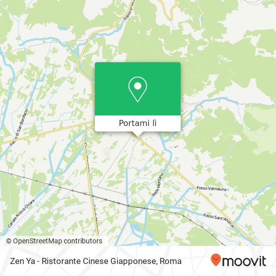 Mappa Zen Ya - Ristorante Cinese Giapponese, Corso Italia, 93 04022 Fondi