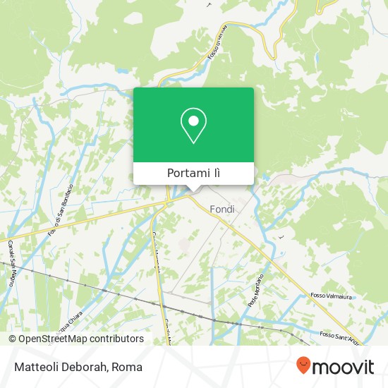 Mappa Matteoli Deborah, Via Roma 04022 Fondi