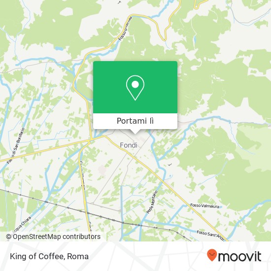 Mappa King of Coffee, Via Piero Gobetti, 31 04022 Fondi