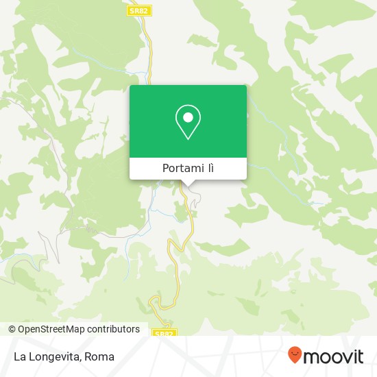 Mappa La Longevita, Strada Comunale Valle Fosca 04020 Campodimele