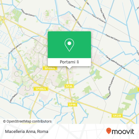 Mappa Macelleria Anna, Via Priverno, 28 04100 Latina