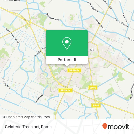 Mappa Gelateria Treccioni, Viale Pier Luigi Nervi 04100 Latina