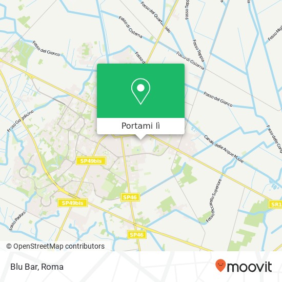 Mappa Blu Bar, Via Donato Bramante, 69 04100 Latina