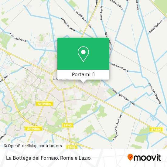 Mappa La Bottega del Fornaio