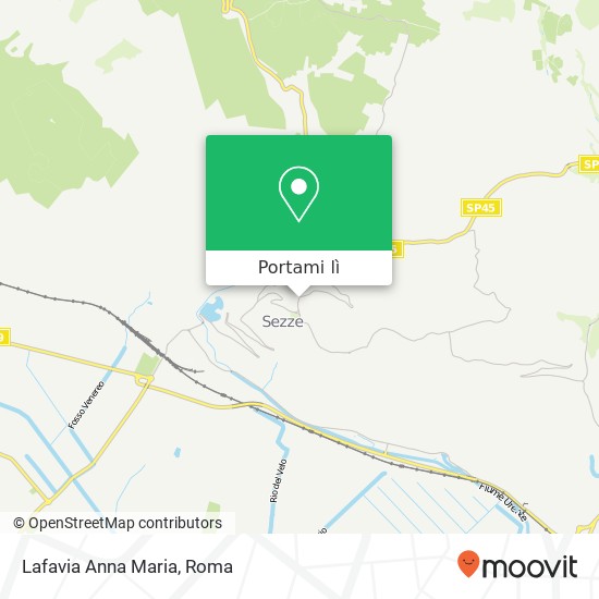 Mappa Lafavia Anna Maria, Via dei Cappuccini 04018 Sezze