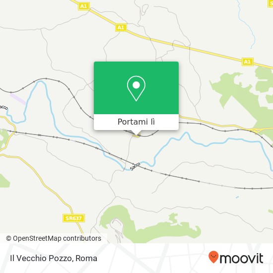 Mappa Il Vecchio Pozzo, Strada Provinciale Castro-Pofi-Casilina-I Tronco 03020 Castro dei Volsci