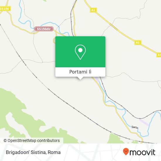 Mappa Brigadoon' Sistina, Via Badia 03023 Ceccano