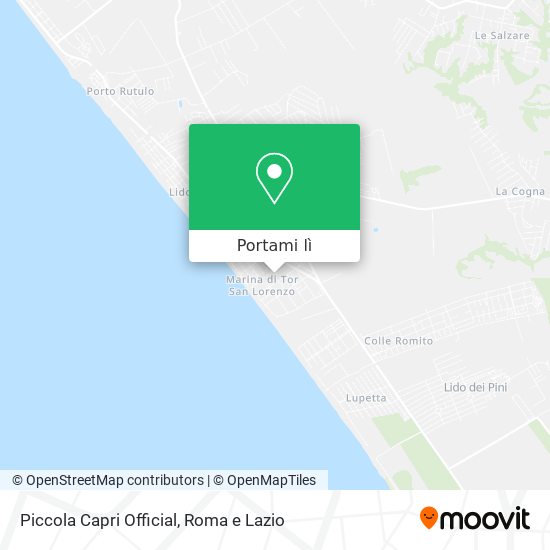 Mappa Piccola Capri Official