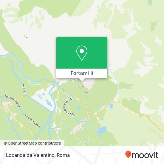 Mappa Locanda da Valentino, Via del Corso, 56 04010 Norma