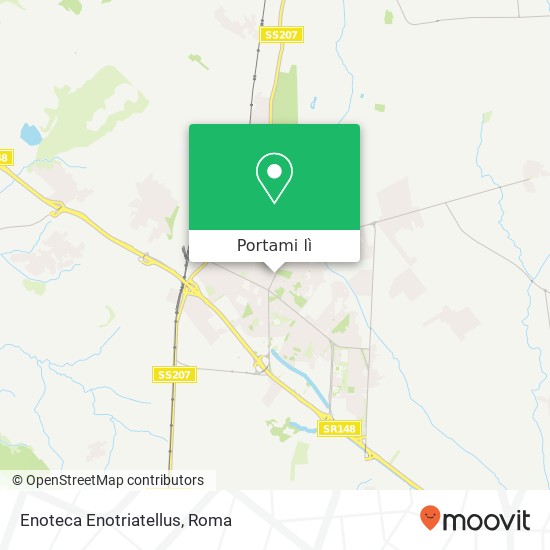 Mappa Enoteca Enotriatellus, Via Giuseppe Verdi, 55 Aprilia