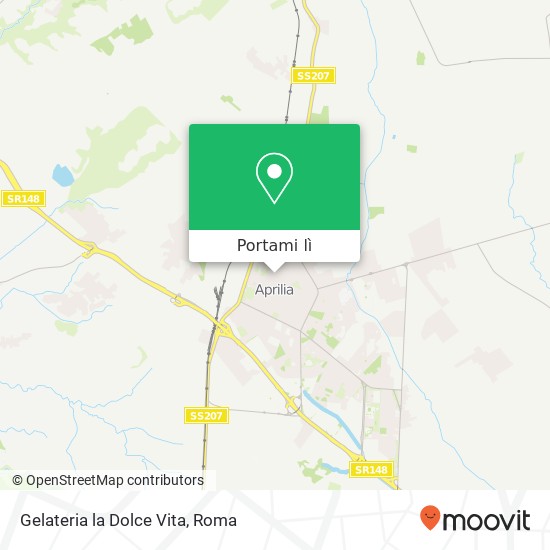 Mappa Gelateria la Dolce Vita