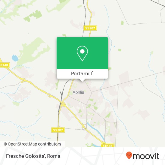 Mappa Fresche Golosita', Via Lombardia, 25 04011 Aprilia