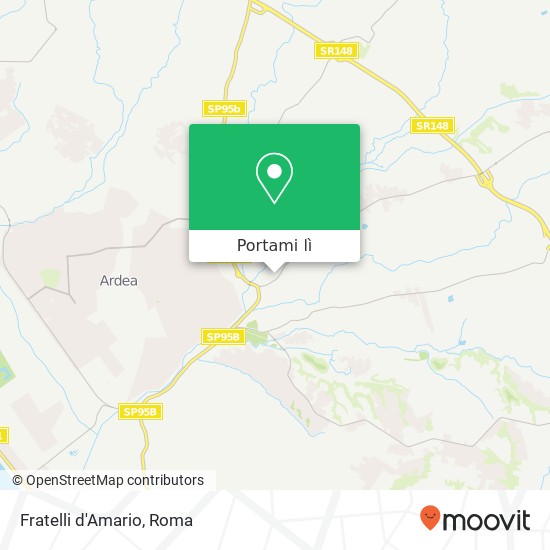 Mappa Fratelli d'Amario, Piazza del Popolo, 7 00040 Ardea