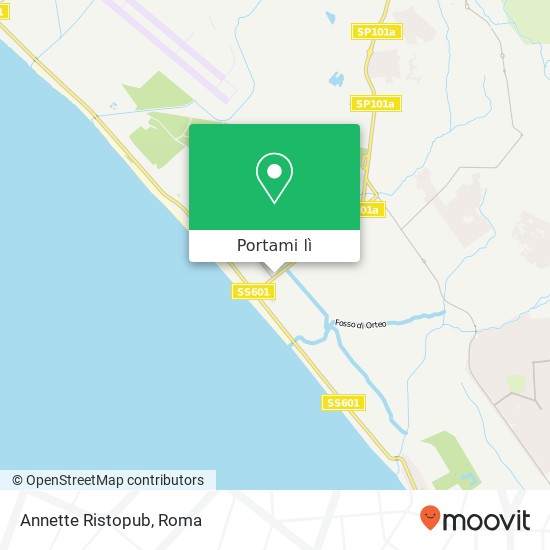 Mappa Annette Ristopub, Viale Danimarca 00071 Pomezia