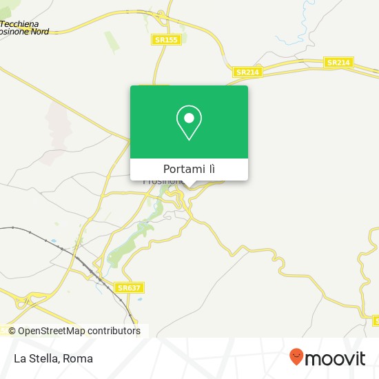 Mappa La Stella, Via Giuseppe Garibaldi, 89 03100 Frosinone