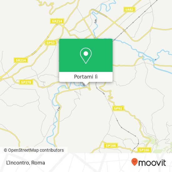 Mappa L'Incontro, Via Verdi, 21 03036 Isola del Liri