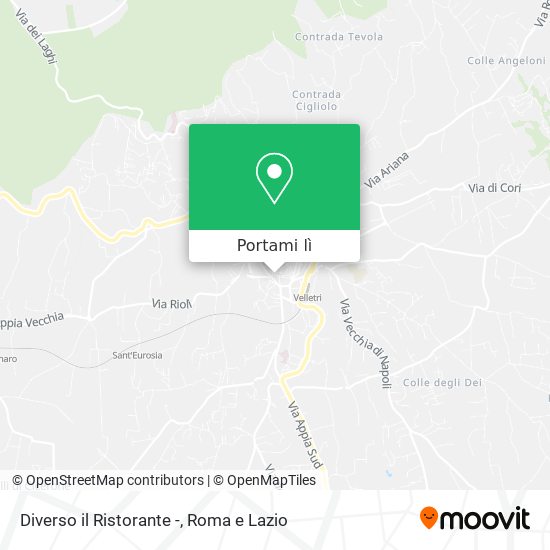 Mappa Diverso il Ristorante -