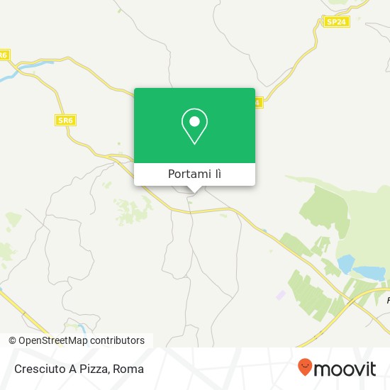 Mappa Cresciuto A Pizza, Via della Stazione 03013 Ferentino