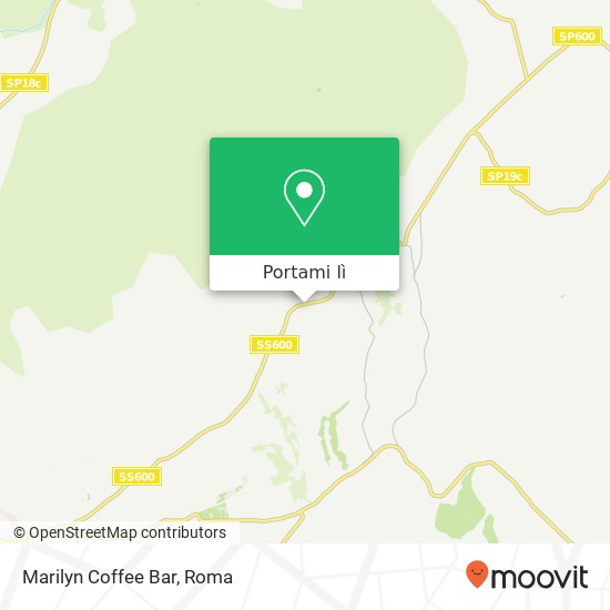 Mappa Marilyn Coffee Bar, Via Roma 00076 Lariano