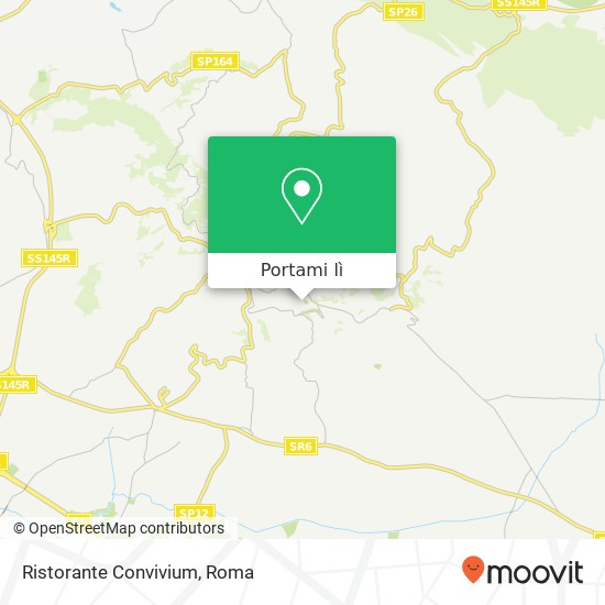 Mappa Ristorante Convivium, Via Dante 03012 Anagni