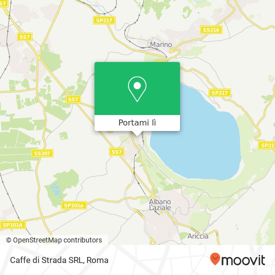 Mappa Caffe di Strada SRL, Corso della Repubblica, 7 00073 Castel Gandolfo