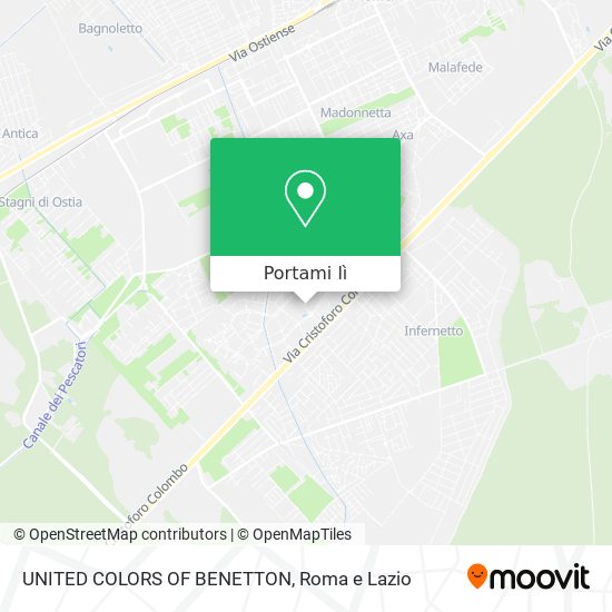 Mappa UNITED COLORS OF BENETTON