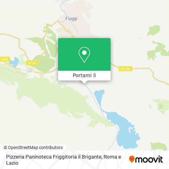 Mappa Pizzeria Paninoteca Friggitoria il Brigante