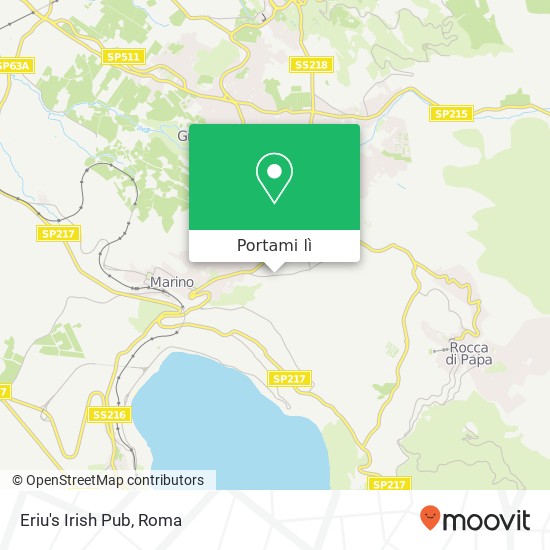 Mappa Eriu's Irish Pub, Via Capo d'Acqua, 14 00047 Marino