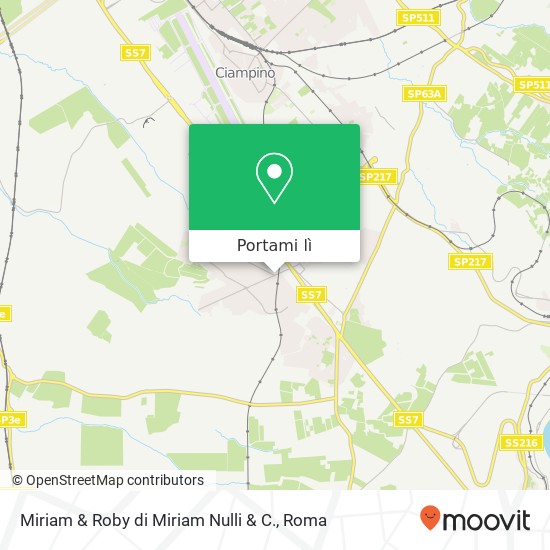 Mappa Miriam & Roby di Miriam Nulli & C., Viale della Repubblica 00047 Marino