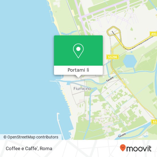 Mappa Coffee e Caffe', Via del Serbatoio, 1 00054 Fiumicino