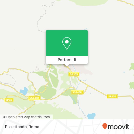 Mappa Pizzettando, Via Prenestina, 15 03014 Fiuggi