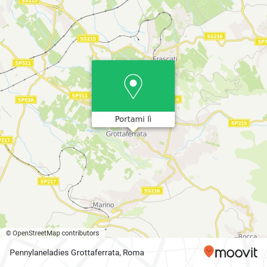 Mappa Pennylaneladies Grottaferrata, Corso del Popolo, 122 00046 Grottaferrata