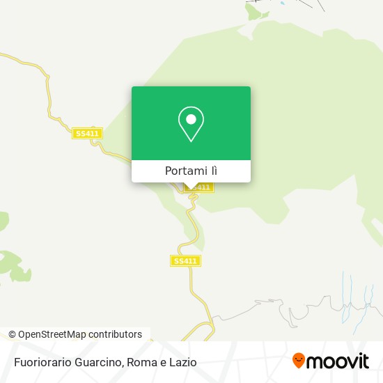 Mappa Fuoriorario Guarcino