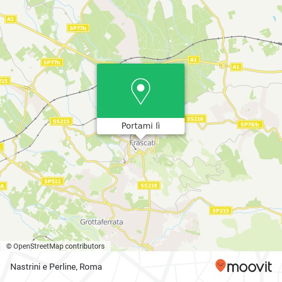Mappa Nastrini e Perline, Via Don Giuseppe Buttarelli 00044 Frascati