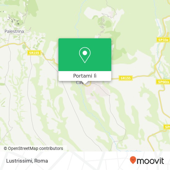 Mappa Lustrissimi, Via Cavour 00033 Cave