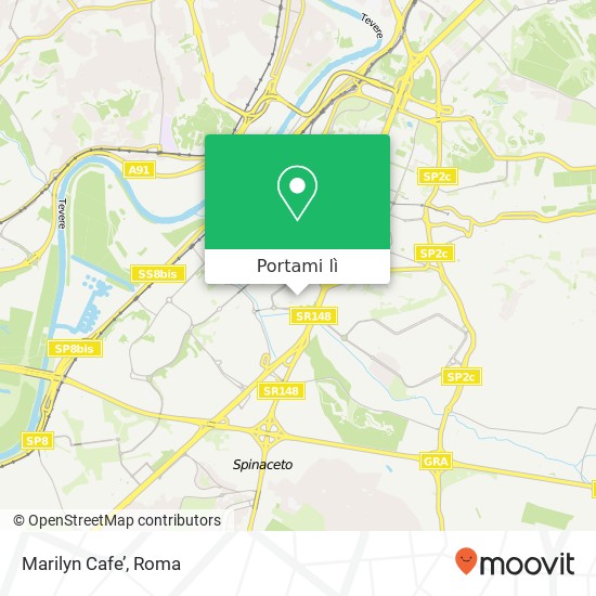 Mappa Marilyn Cafe’, 00144 Roma